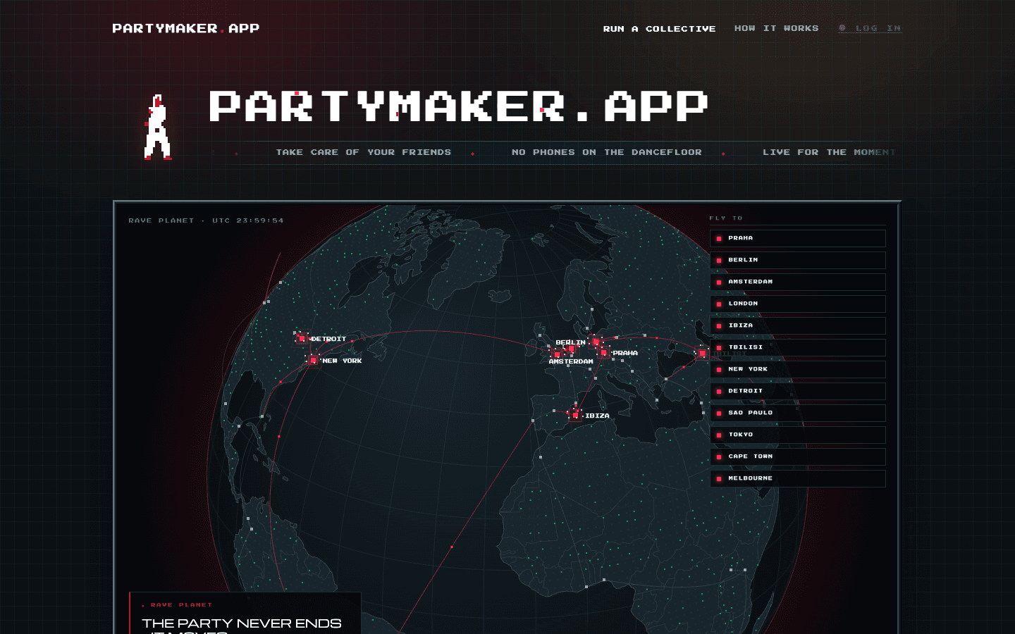 Partymaker homepage